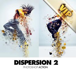 极品PS动作－墨点抽离（第二版）：Dispersion 2 Photoshop Action
